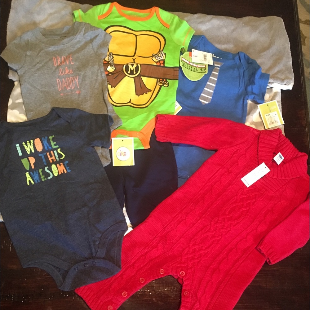 NWT Boy baby clothes lot
