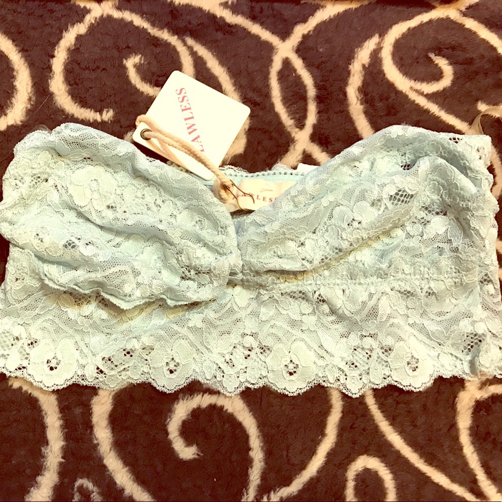 NWT size Small Baby Blue Lace Bralette