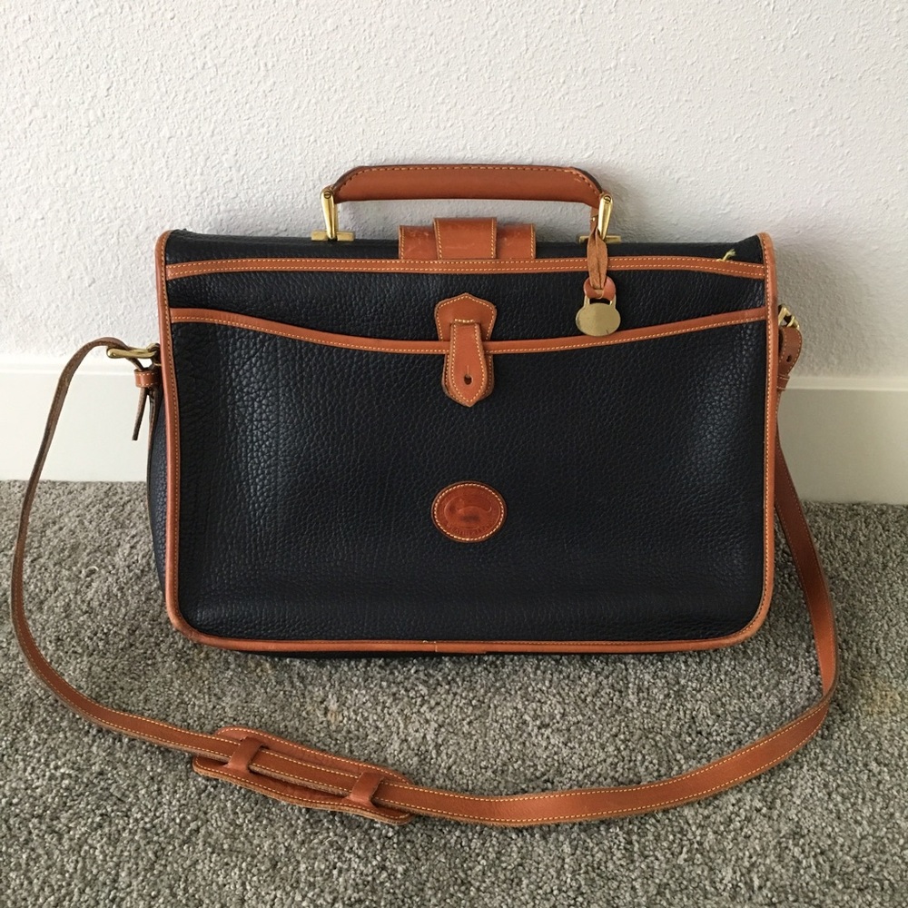 Vintage Dooney & Bourke Briefcase Bag - Picture 2 of 8