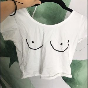 Tops - Funny boob shirt Tops - Funny boob shirt