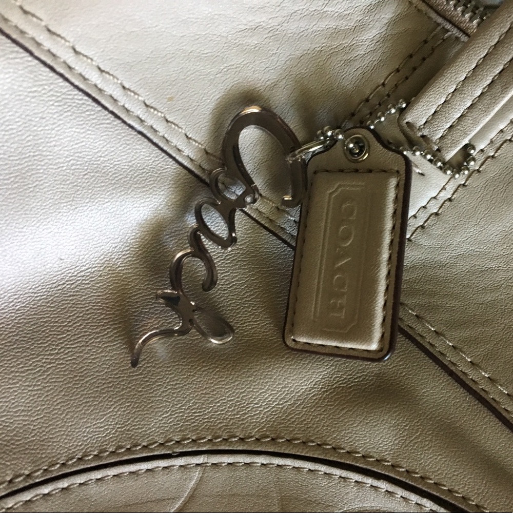 Authentic Coach Neutral Handbag - image 2