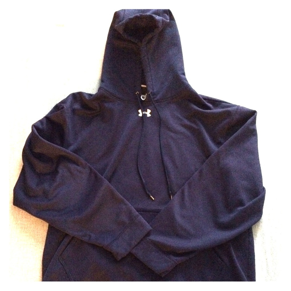 Mens navy UnderArmour hoodie
