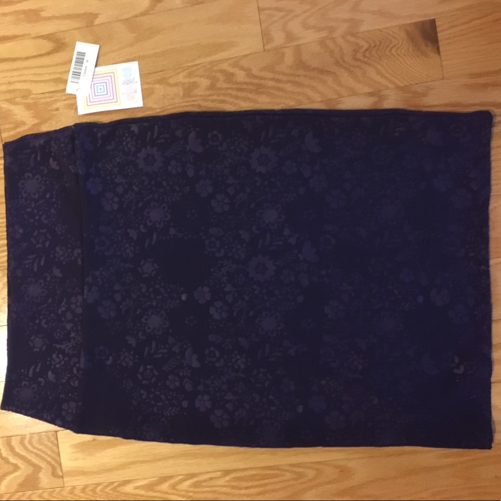 LuLaRoe Purple Textured Cassie Skirt - Medium NWT