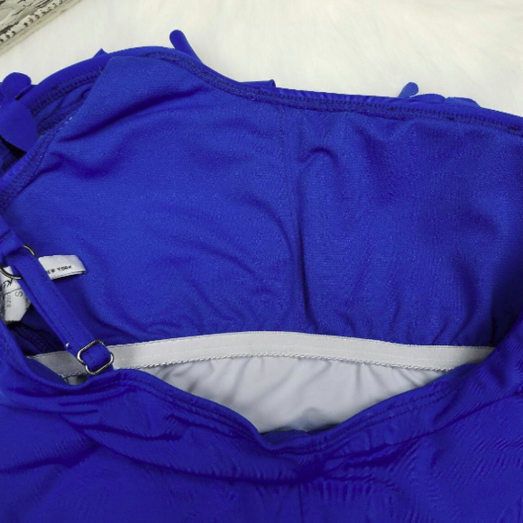 Kenneth Cole Blue One Piece Swimsuit - Picture 5 of 6