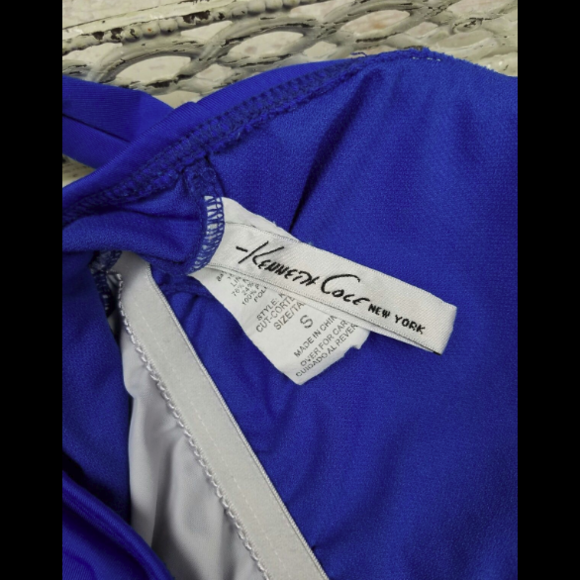 Kenneth Cole Blue One Piece Swimsuit - Picture 6 of 6