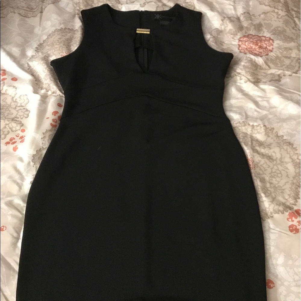 Kardashian Kollection Sleeveless Black Dress