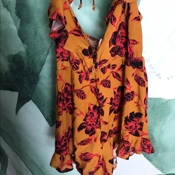 Other - Orange romper Other - Orange romper