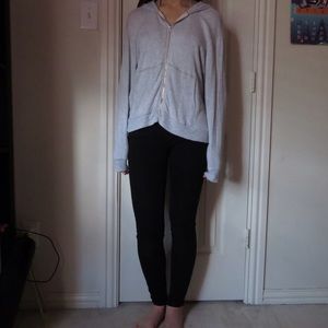 Super Soft Gray Brandy Melville Hoodie