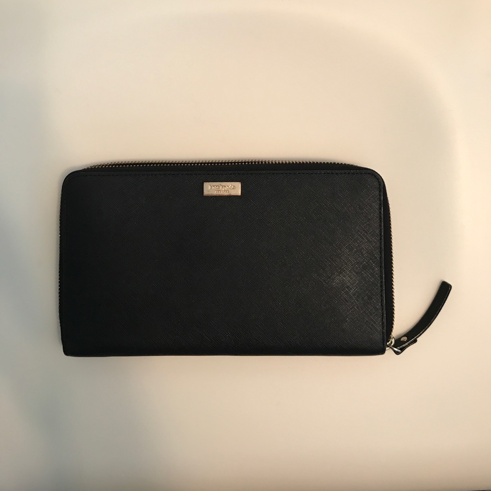 Black Leather Kate Spade Wallet