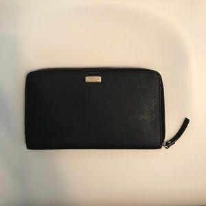 Black Leather Kate Spade Wallet