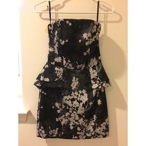 Floral print peplum dress [NEVER WORN]