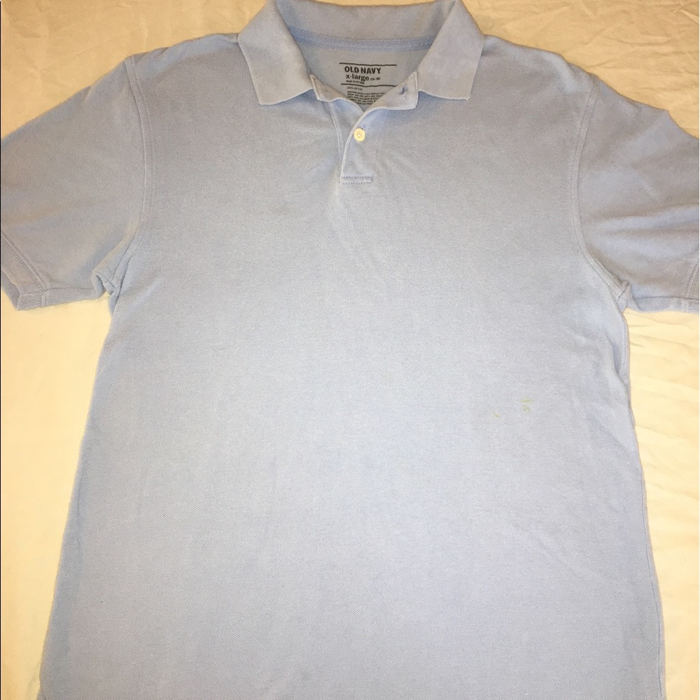 Light blue boys Old Navy polo shirt. Worn twice