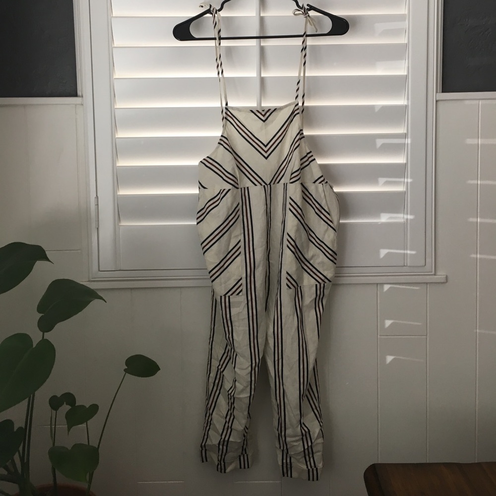 crop pant overall jumpsuit