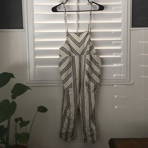 crop pant overall jumpsuit