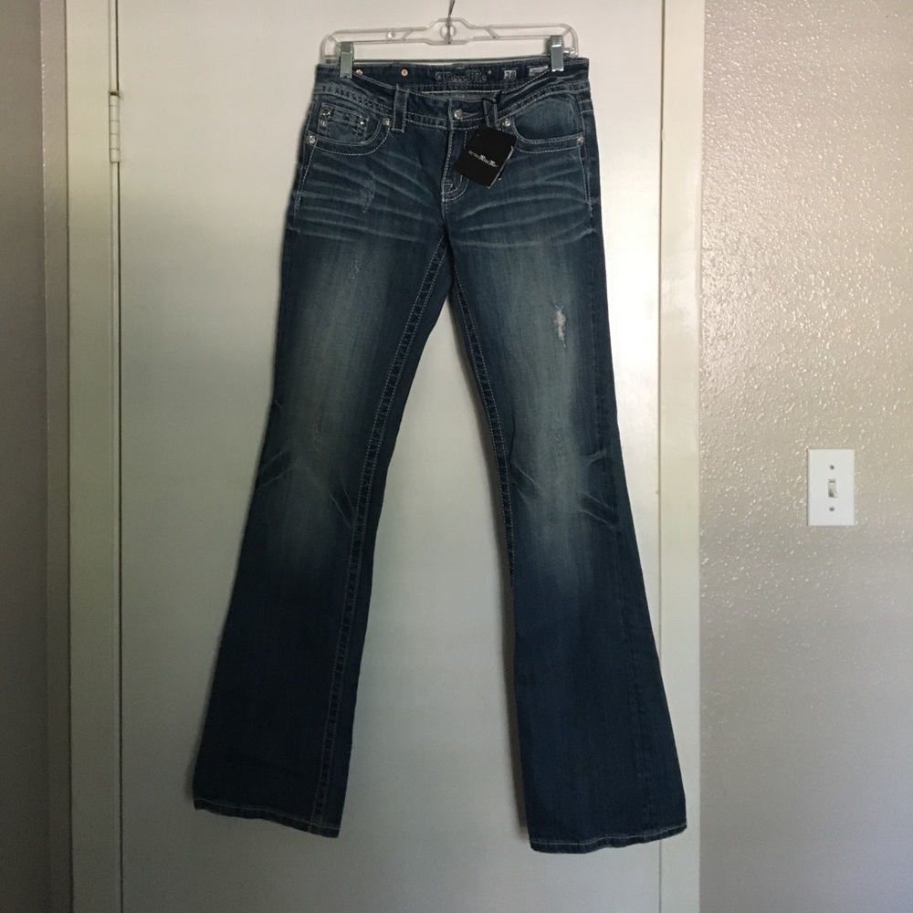 Original Miss Me jeans with cross detailing