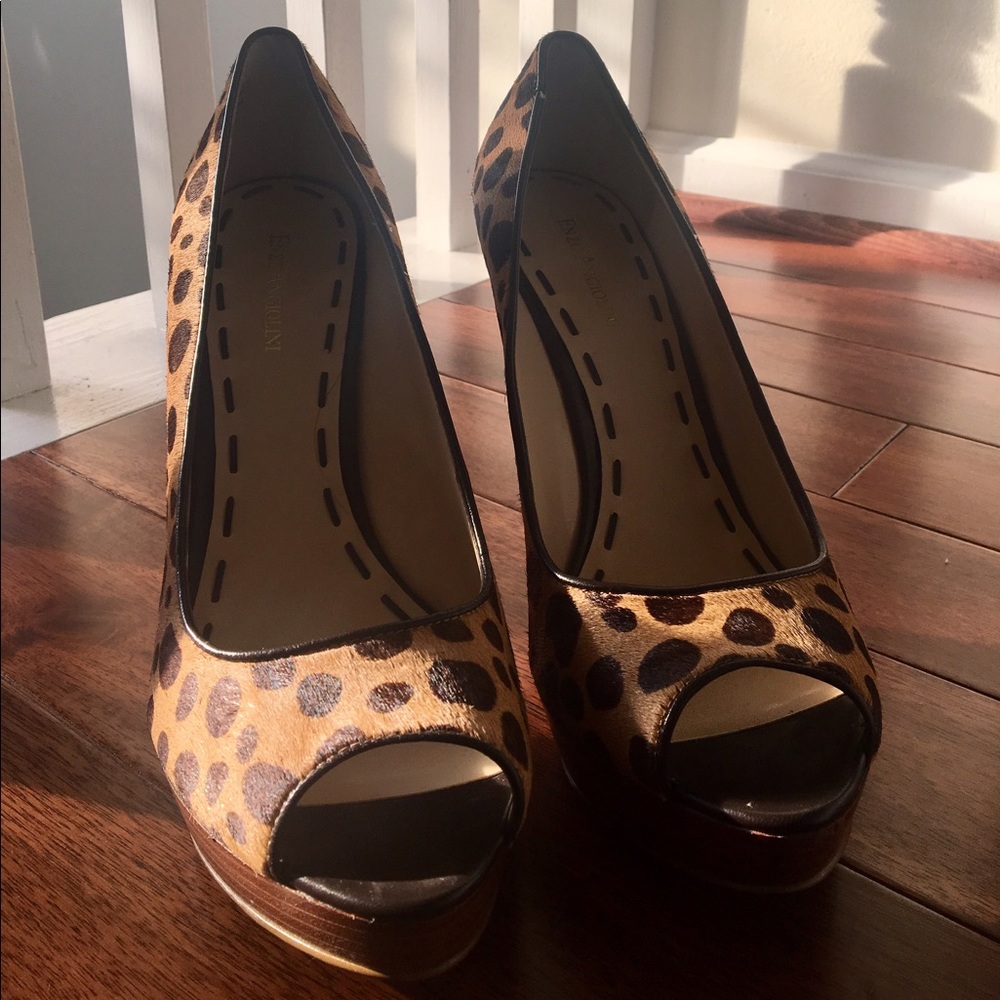 Leopard Pumps by Enzo Angiolini