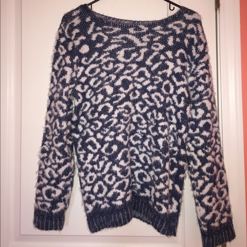 Cheetah Fuzzy Sweater