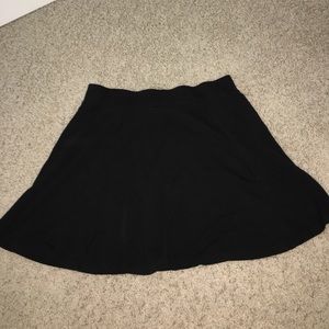 black skirt