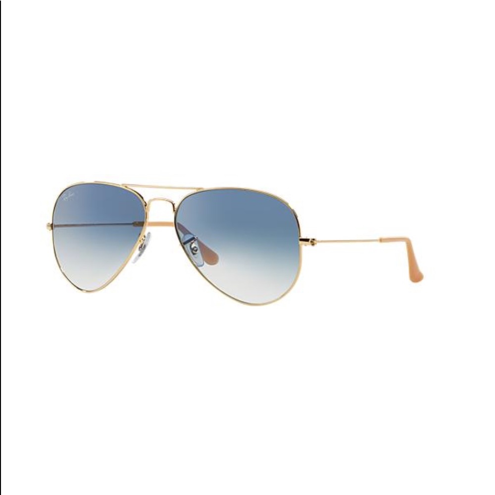 Ray-Ban large blue gradient aviator sunglasses