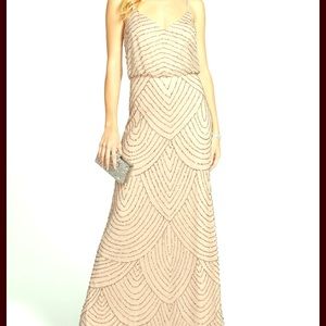 Adrianna Papell beaded dress