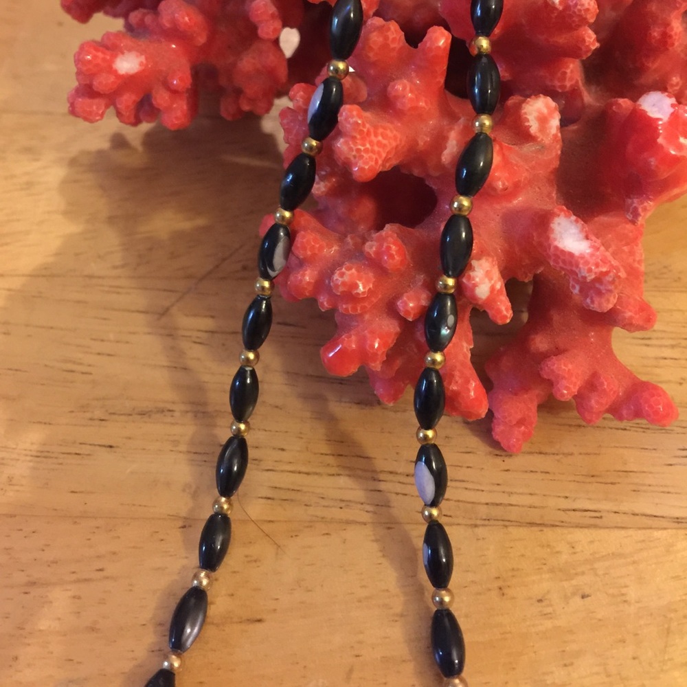 Vintage cat eye necklace