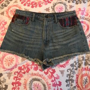 High wasted denim shorts from Urban Outfitters