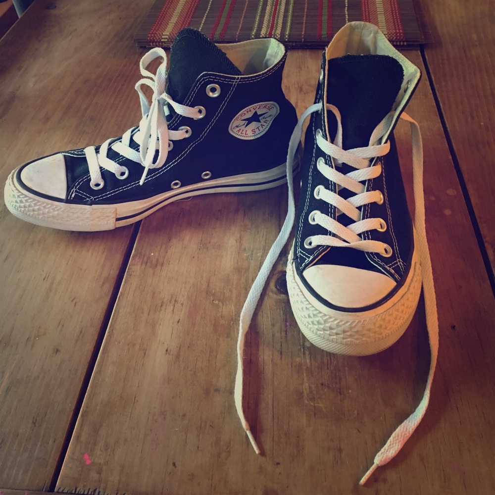 High top converse sneakers