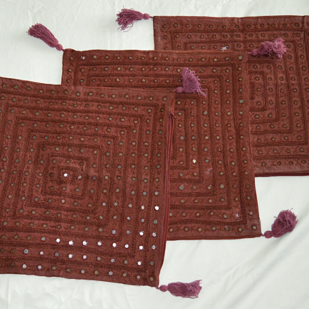 Red wine SET Of Handmade covers