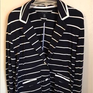 Tommy Hilfiger Navy with white stripes blazer
