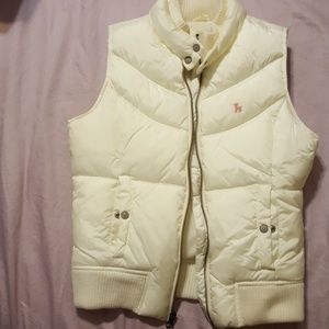 Old Navy White Winter Vest Kids (girls)