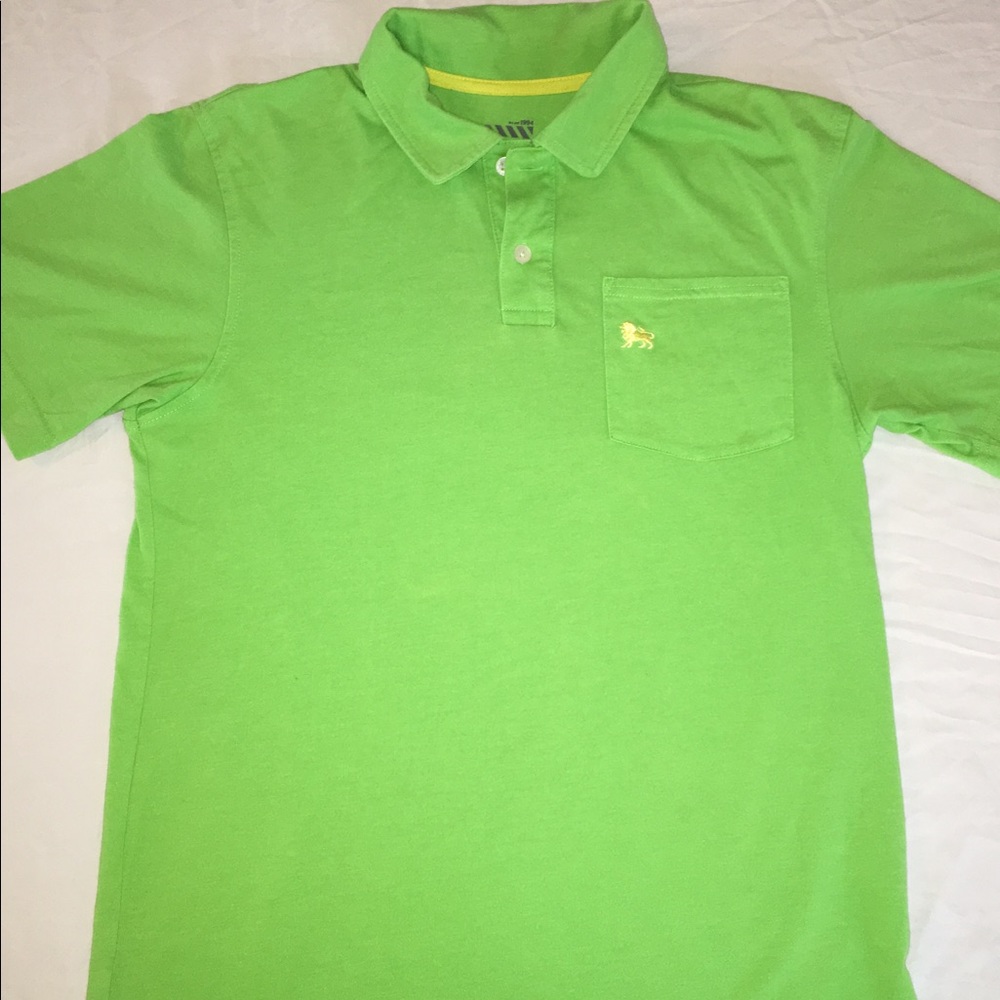 Boys bright green Old Navy polo. Size XL