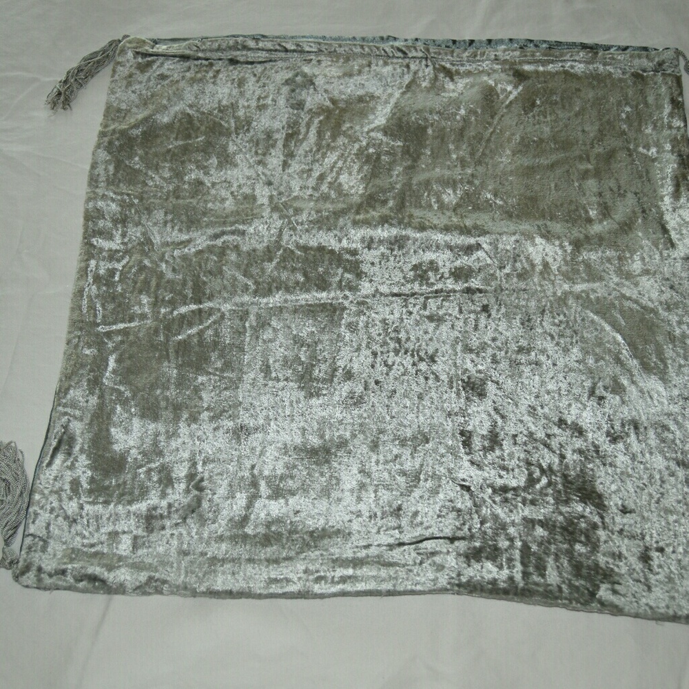 Velvet silver Plain cushion ❣