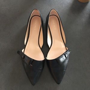 Nine West Black Flats. Never been worn!