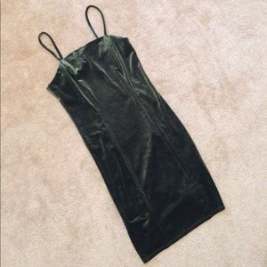 "velvet" dress