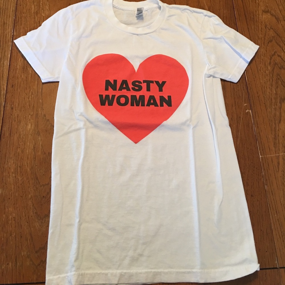 White Nasty Woman Tee