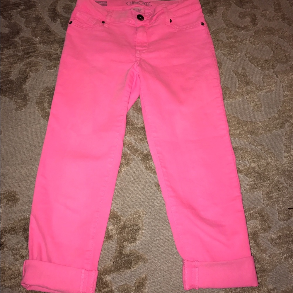 Kids Pink Denim Jeans