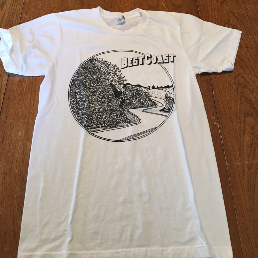 West Coast Best Coast American Apparel Tee