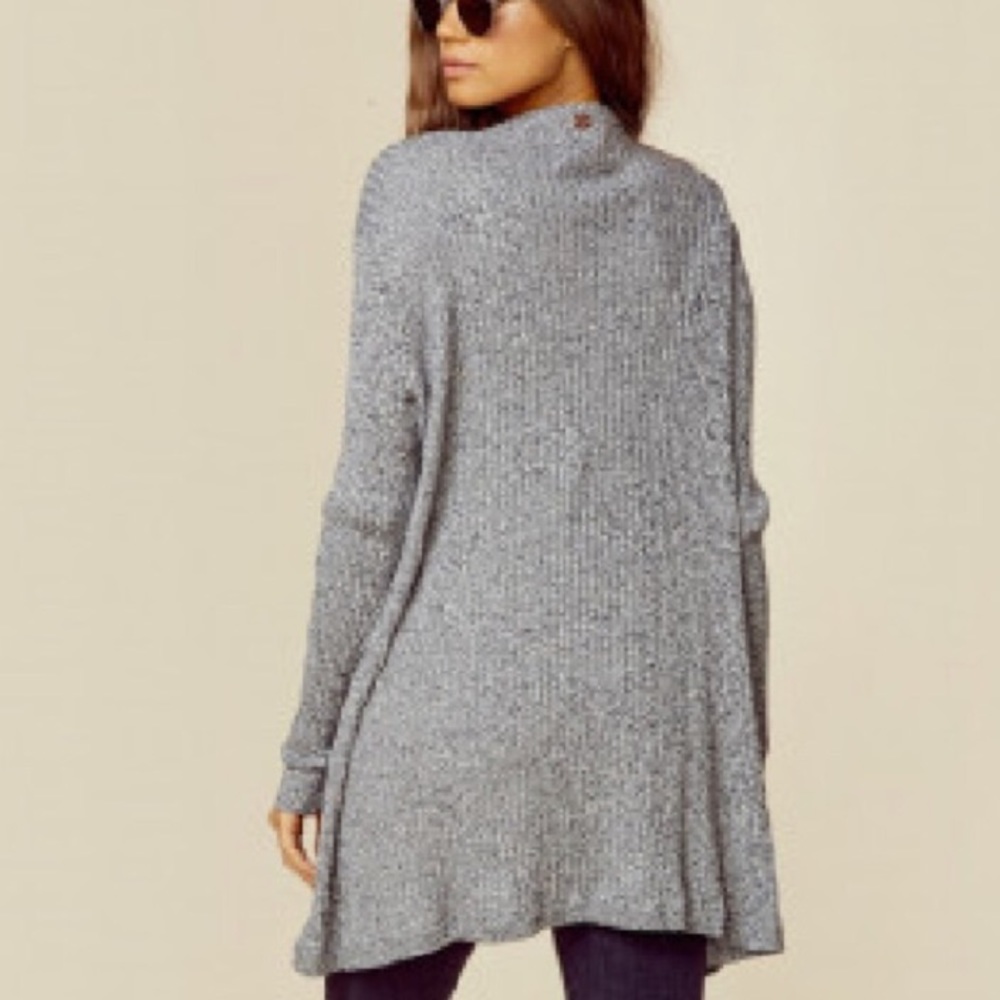 Knitz for love & lemons Ribbed marled Lafayette s - Picture 2 of 5