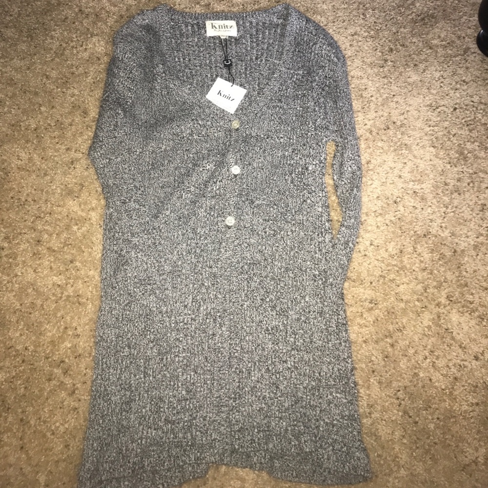 Knitz for love & lemons Ribbed marled Lafayette s - Picture 4 of 5