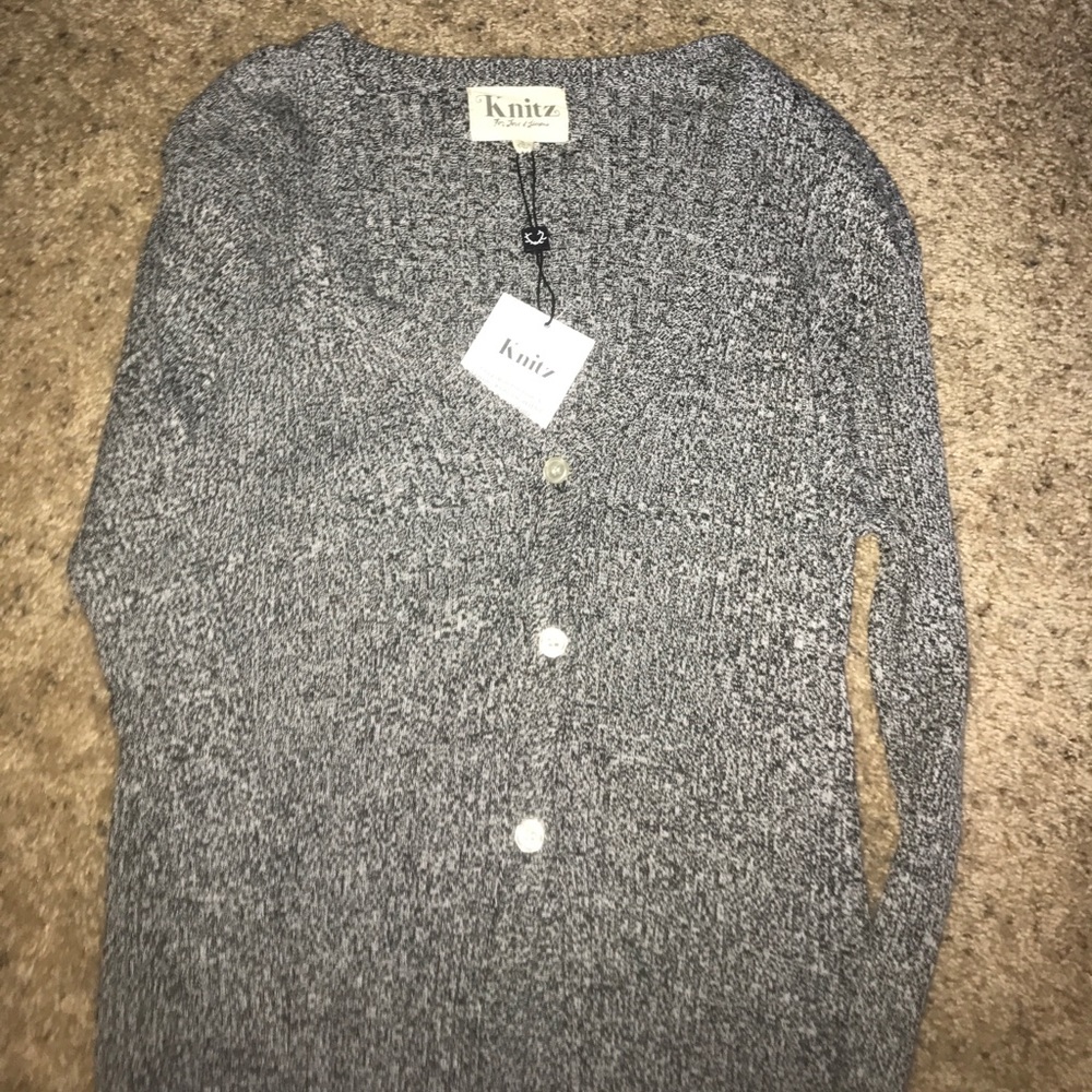 Knitz for love & lemons Ribbed marled Lafayette s - Picture 5 of 5