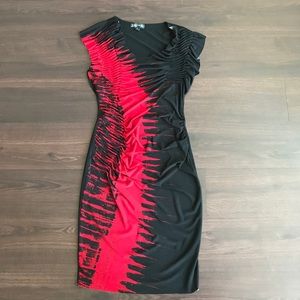 Black and red dress