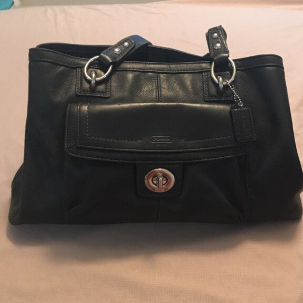 Authentic Black Coach Purse