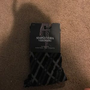 vera wang fashion control-top tights