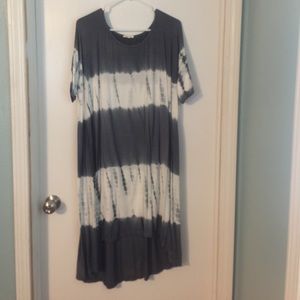 Tie Dye hi/lo dress NWOT.