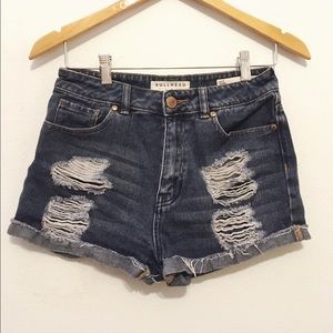 PacSun High Waisted Denim Shorts