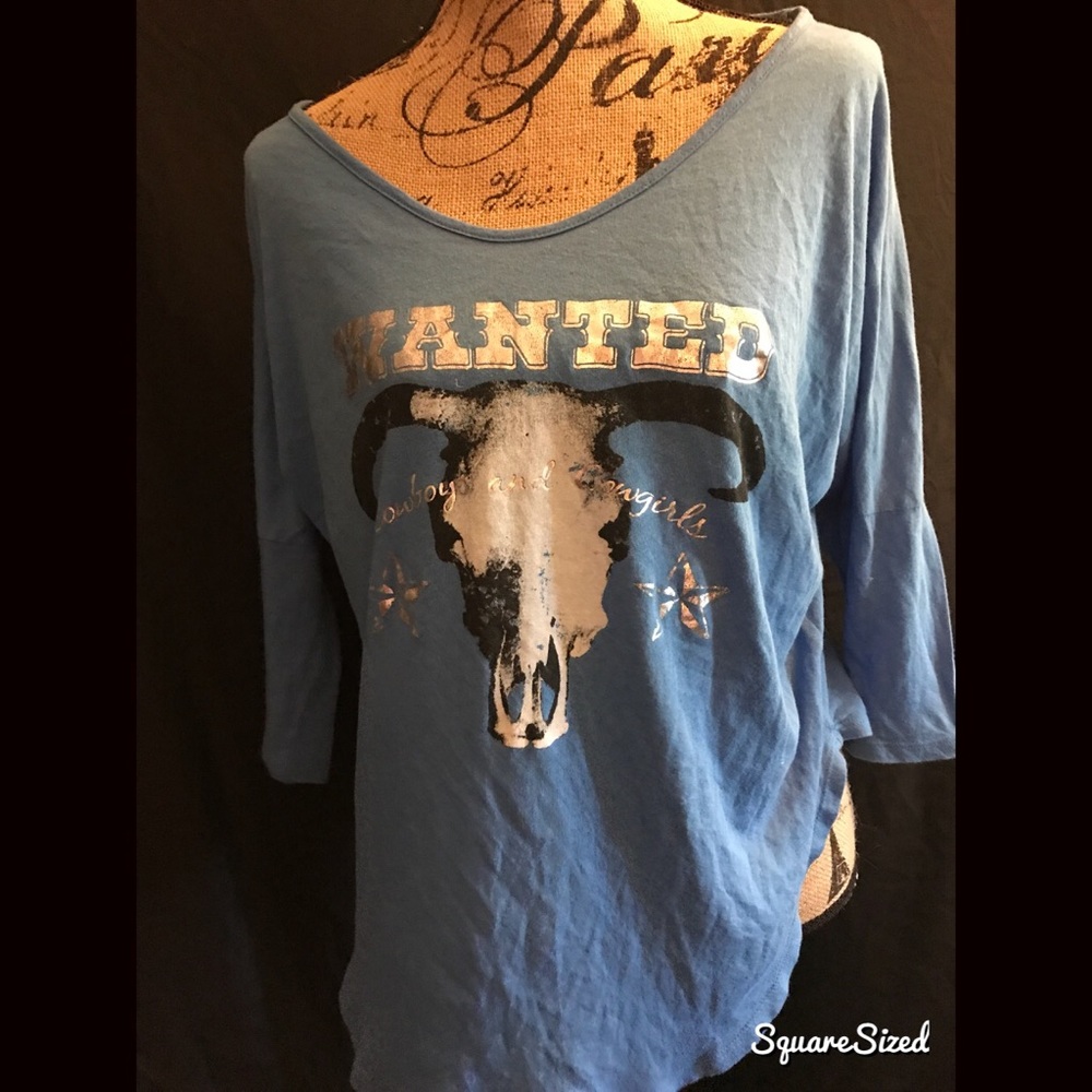 Wanted Bui yah kah  quarter sleeve shirt