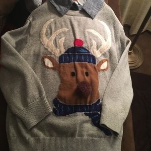 Holiday sweater! 4t cat and jack