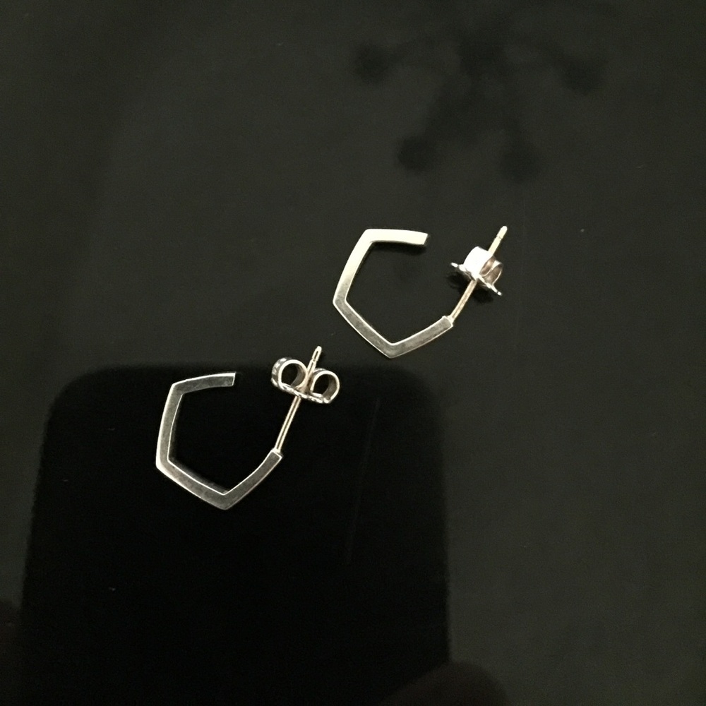 Tiffany&Co. Frank Gehry Sterling silver earrings