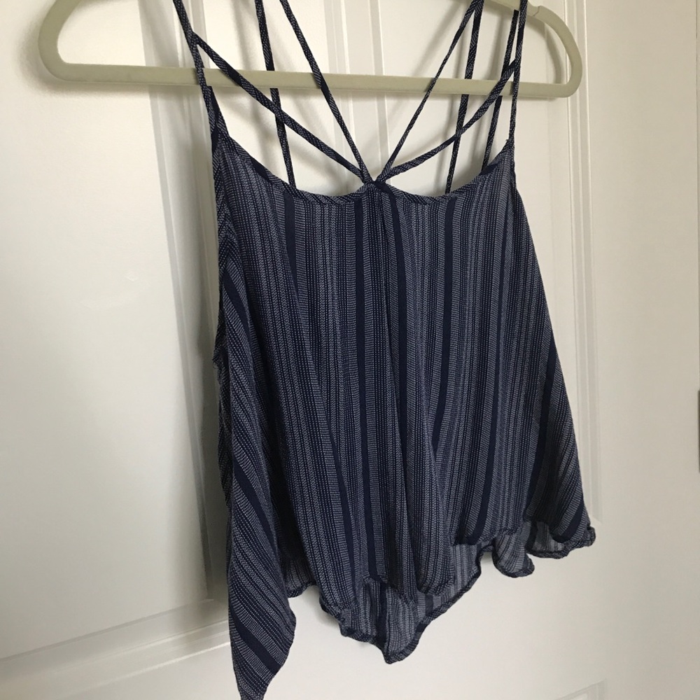 Strappy Dark blue Top