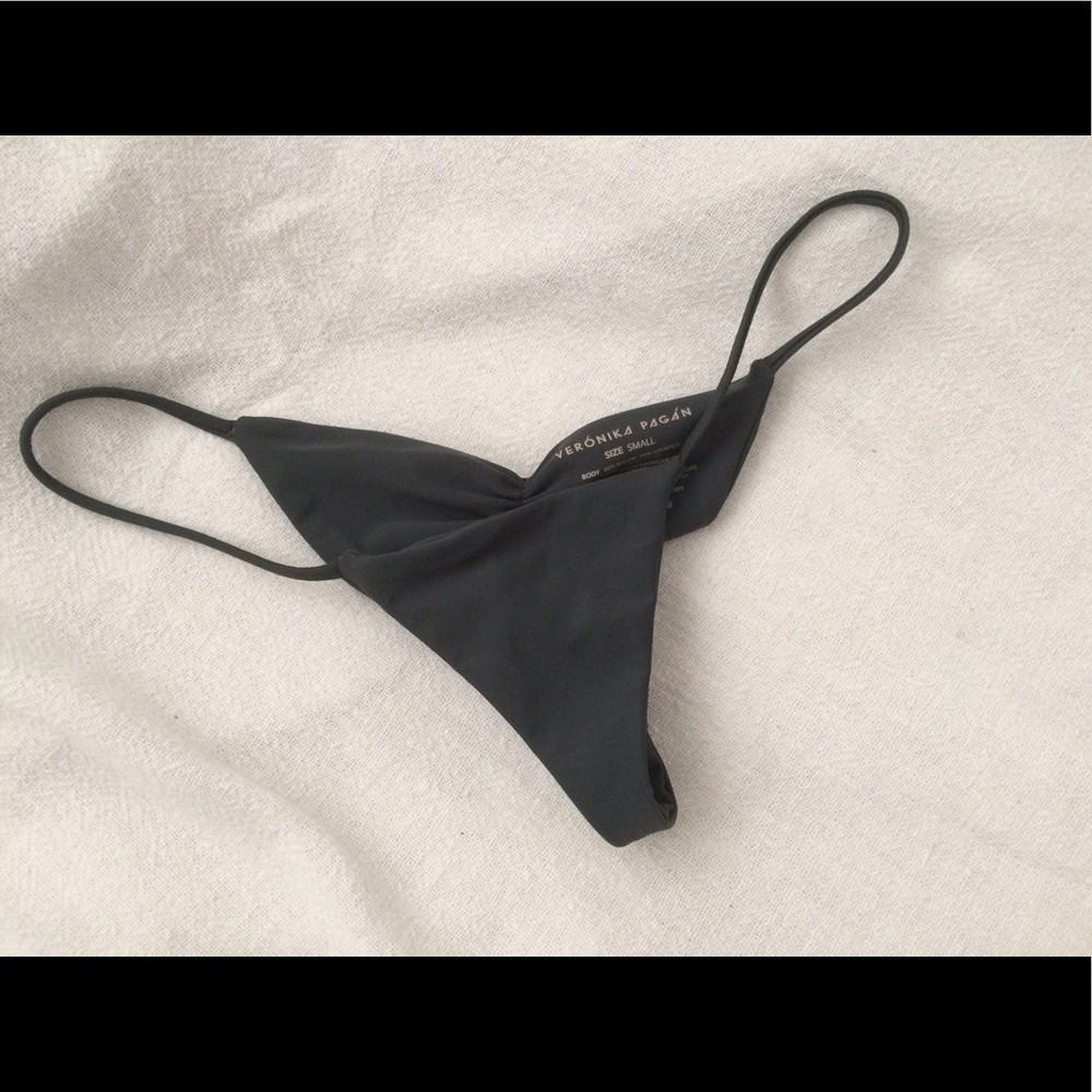 Charcoal Grey Bikini Bottom 👙 by Veronika Pagan
